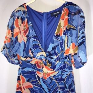 Tropical Maxi with Front Slit